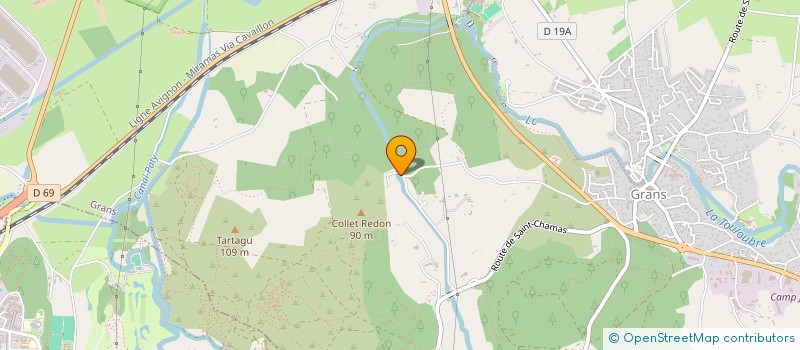 localisation de l'entreprise ANIMATION CINEMA CRAPONNE  GRANS