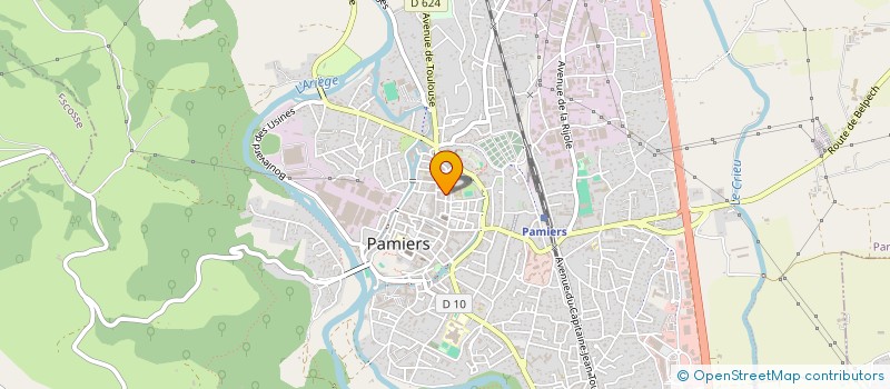 localisation de l'entreprise ANIMATION CONSEIL à PAMIERS