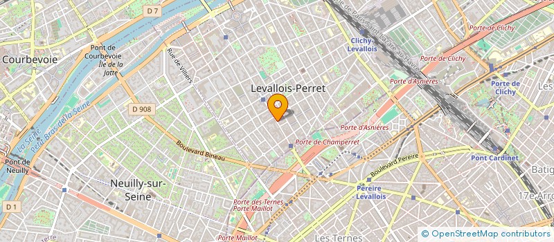 localisation de l'entreprise ANIMATION CONSEIL FORMATION INTRA ENTREP à LEVALLOIS-PERRET