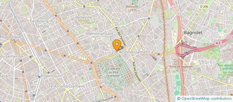 localisation de l'entreprise ANIMATION CREATIVE ET ALLEGRESSE  PARIS