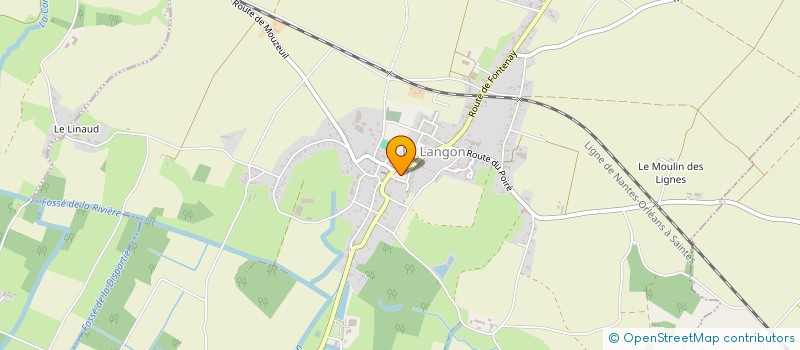 localisation de l'entreprise ANIMATION CULTURELLE LANGONNAISE  LE LANGON