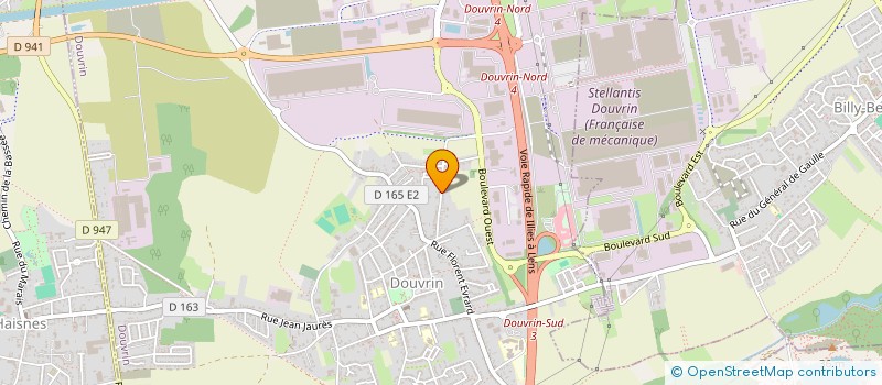 localisation de l'entreprise ANIMATION DANS LA CITE à HAISNES