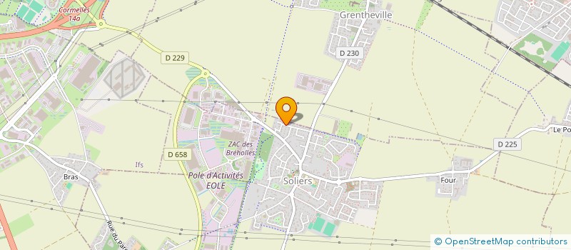 localisation de l'entreprise ANIMATION DANSE GRENTHEVILLE SOLIERS  SOLIERS