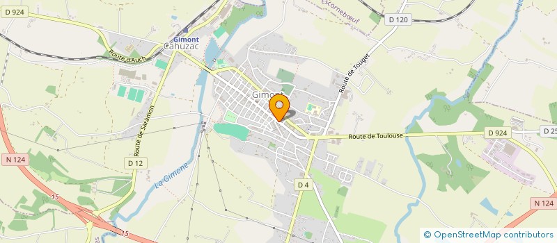 localisation de l'entreprise ANIMATION DE L'HOPITAL DE GIMONT à GIMONT