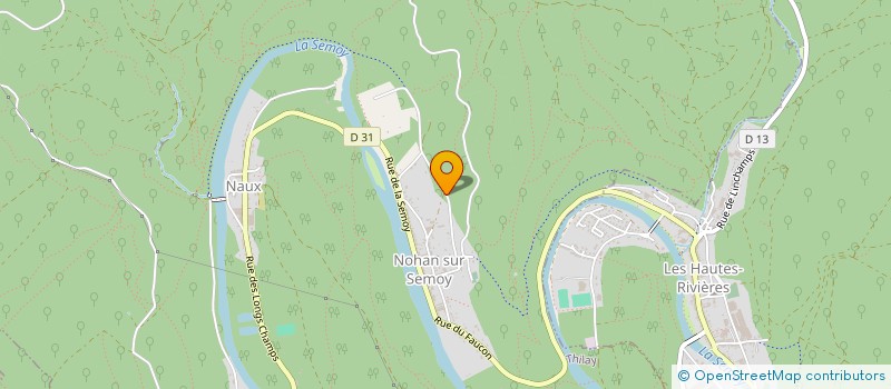 localisation de l'entreprise ANIMATION DES BORDS DE MEUSE ET SEMOY  THILAY