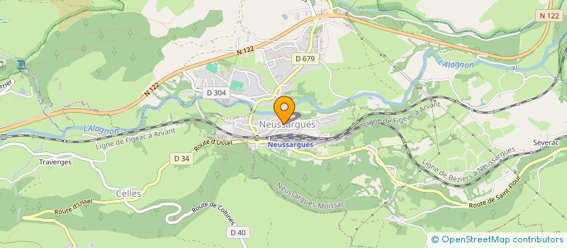 localisation de l'entreprise ANIMATION DES MARCHES DE NEUSSARGUES-MOISSAC à NEUSSARGUES-MOISSAC