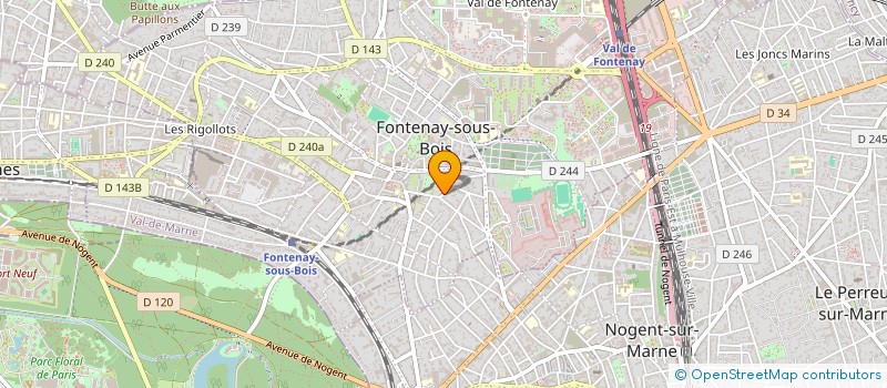 localisation de l'entreprise ANIMATION-EDUCATION-TRANSMISSION-SAVOIR ETRE à FONTENAY-SOUS-BOIS
