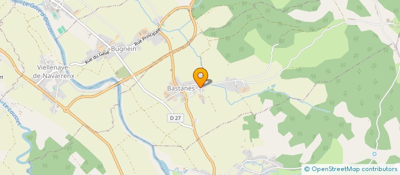 localisation de l'entreprise ANIMATION ET CULTURE EN 64  BASTANES