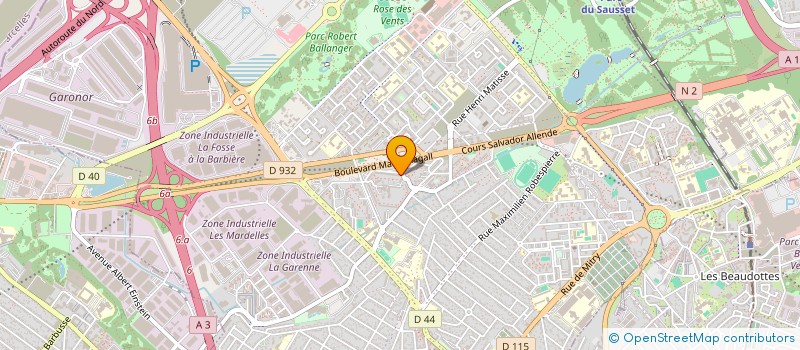 localisation de l'entreprise ANIMATION ET PROMOTION DU QUARTIER NORD à AULNAY-SOUS-BOIS