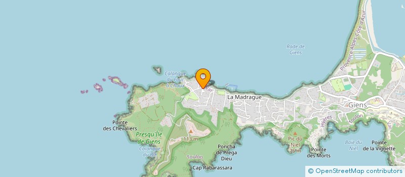 localisation de l'entreprise ANIMATION ET RESTAURATION DES CHEVALIERS à HYERES