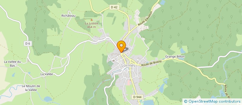 localisation de l'entreprise ANIMATION ET TOURISTE AUTOUR DE LORMES (ATAL) à LORMES
