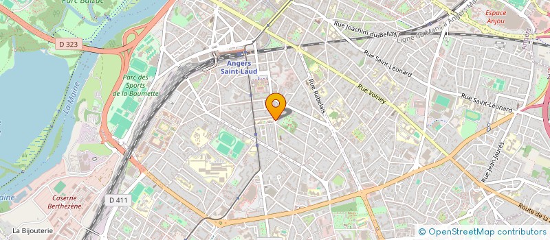 localisation de l'entreprise ANIMATION&EVENEMENTS à ANGERS