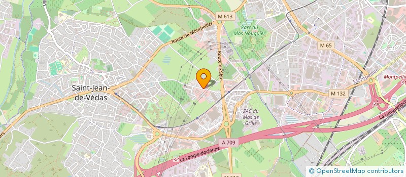 localisation de l'entreprise ANIMATION GESTION CULTURELLE 34  SAINT-JEAN-DE-VEDAS