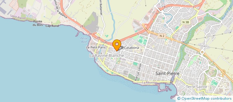 localisation de l'entreprise ANIMATION INSERTION DEVEL. ENVIRONNEMENT à SAINT-PIERRE
