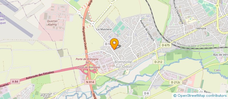 localisation de l'entreprise ANIMATION JEUNESSE DE BRETTEVILLE SUR ODON à BRETTEVILLE-SUR-ODON