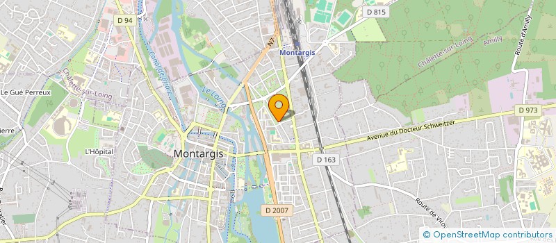 localisation de l'entreprise ANIMATION LUMIERE ET SON  MONTARGIS