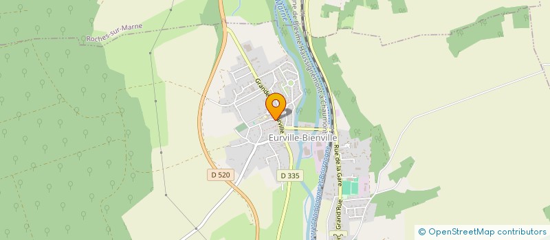 localisation de l'entreprise ANIMATION MCS à EURVILLE-BIENVILLE