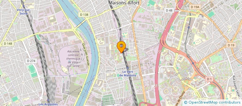 localisation de l'entreprise ANIMATION MEDIATION INTEGRATION à ALFORTVILLE