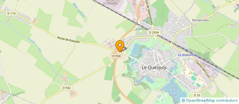 localisation de l'entreprise ANIMATION MORMAL ECHANGES SOLIDARITE  LE QUESNOY