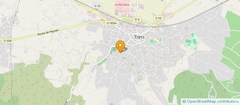 localisation de l'entreprise ANIMATION MULTI SPORTS CLUB à TRETS