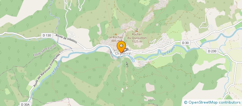 localisation de l'entreprise ANIMATION ORPIERROISE  SERRES