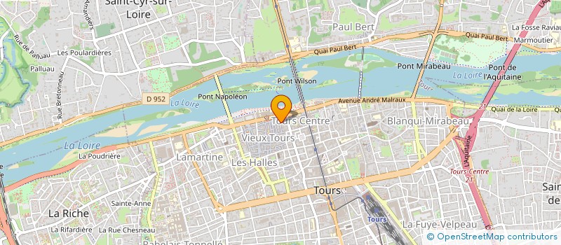 localisation de l'entreprise ANIMATION PAUL LOUIS COURIER  TOURS