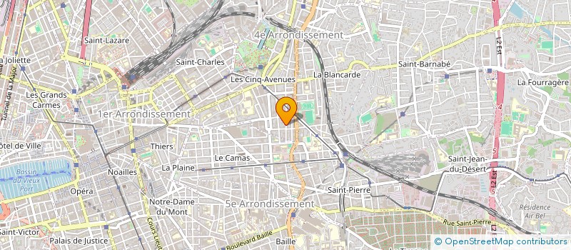 localisation de l'entreprise ANIMATION PLAISIR ET ORGANISATION DE LOISIRS OMNISPORTS à MARSEILLE
