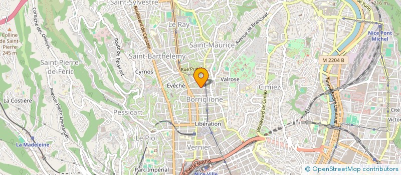 localisation de l'entreprise ANIMATION PLUS à NICE