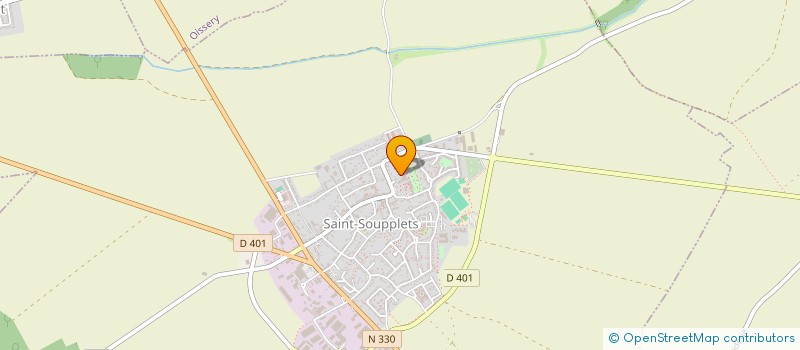 localisation de l'entreprise ANIMATION POUR LES JEUNES SULPICIENS  SAINT-SOUPPLETS