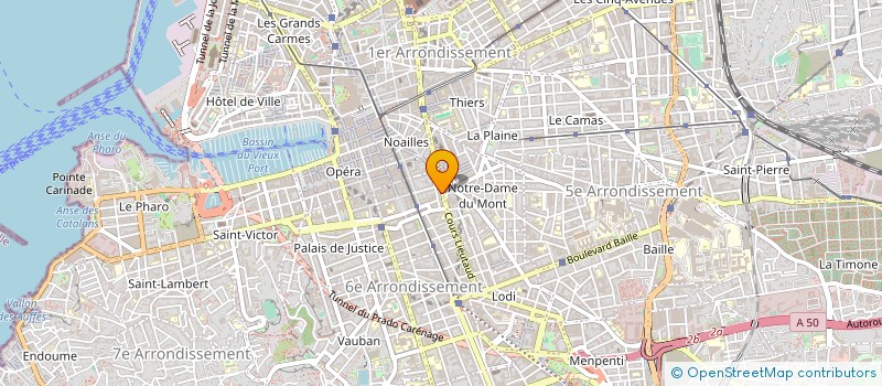 localisation de l'entreprise ANIMATION PUBLICITE SERVICE à MARSEILLE
