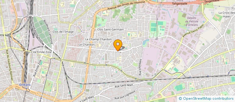 localisation de l'entreprise ANIMATION QUARTIER L ARGONNE à ORLEANS