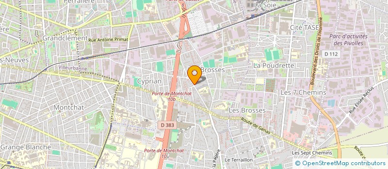 localisation de l'entreprise ANIMATION RECHERCHE PROMOTION NOUVELLE  VILLEURBANNE