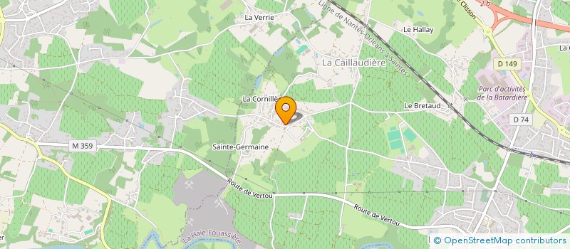 localisation de l'entreprise ANIMATION RURALE DE LA MAINE à MAISDON-SUR-SEVRE