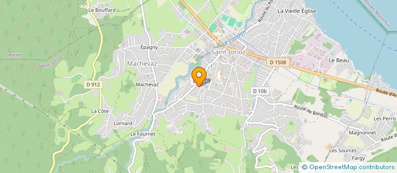 localisation de l'entreprise ANIMATION SONIC  SAINT-JORIOZ