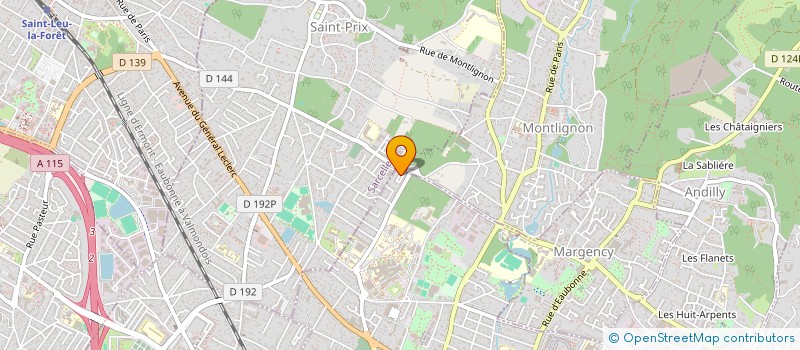 localisation de l'entreprise ANIMATION SPECTACLES ET DECOUVERTES à EAUBONNE