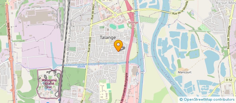 localisation de l'entreprise ANIMATION TALANGE SENIORS  TALANGE