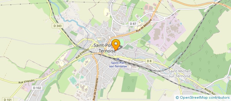 localisation de l'entreprise ANIMATION TERNOIS JEUNES à SAINT-POL-SUR-TERNOISE