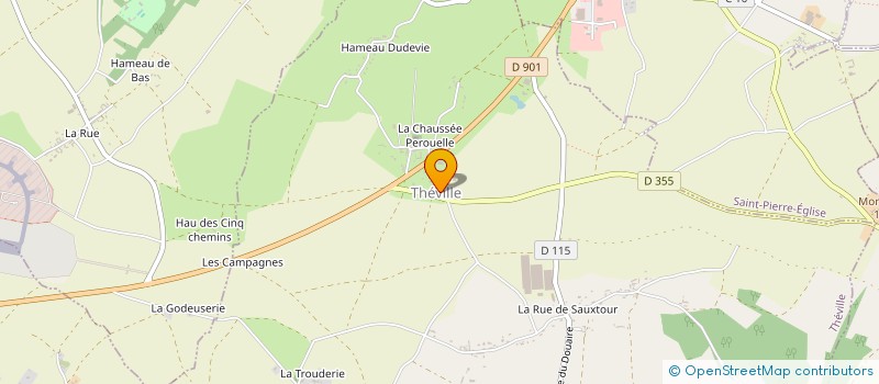 localisation de l'entreprise ANIMATION THEVILLOISE  THEVILLE