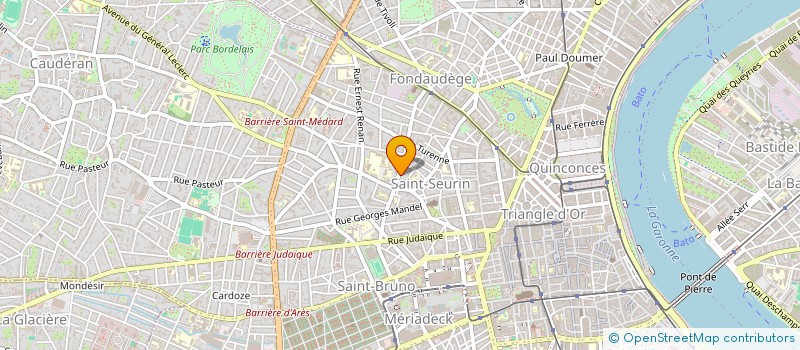 localisation de l'entreprise ANIMATIONS ACTIONS SOUTIEN à BORDEAUX