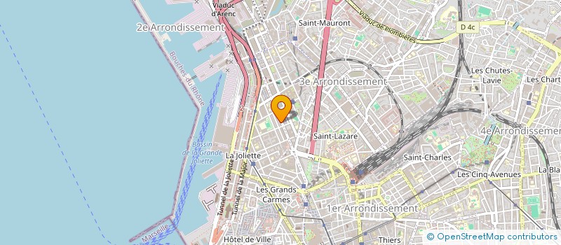 localisation de l'entreprise ANIMATIONS CULTURELLES ET TRANSMISSION POUR L'INSERTION FAMILIALE ET SOCIALE à MARSEILLE