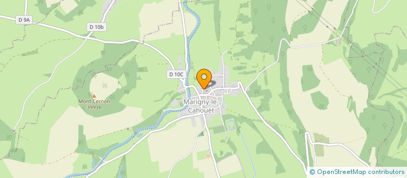 localisation de l'entreprise ANIMATIONS ELFE (ENTENTE LUCENAY-LE-DUC, FRESNES, ERINGES)  LUCENAY-LE-DUC