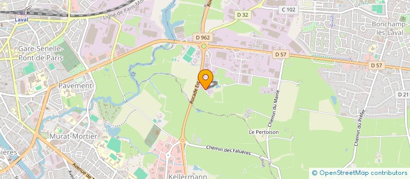 localisation de l'entreprise ANIMATIONS LOISIRS BONCHAMP  BONCHAMP-LES-LAVAL