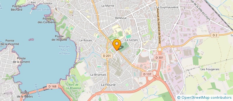 localisation de l'entreprise ANIMATIONS LOISIRS EMERAUDE 2000  SAINT-MALO