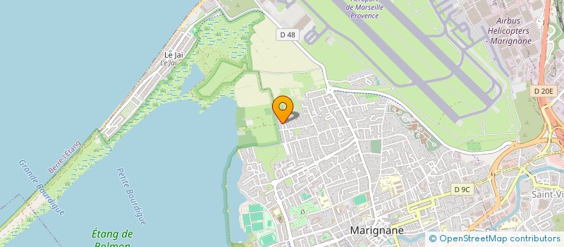 localisation de l'entreprise ANIMATIONS LOISIRS MARIGNANE  MARIGNANE