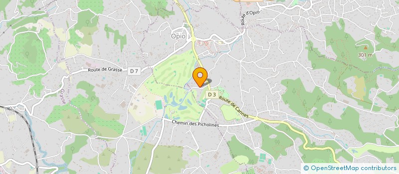 localisation de l'entreprise ANIMATIONS LOISIRS SENIORS  OPIO