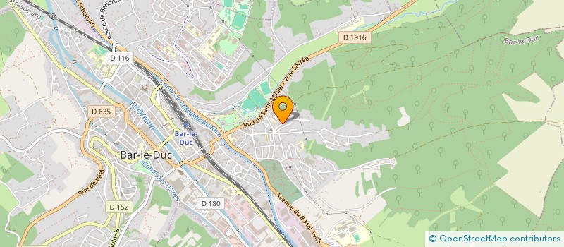 localisation de l'entreprise ANIMATIONS POUR PERSONNES AGEES DE BAR-LE-DUC ET ENVIRONS à BAR-LE-DUC