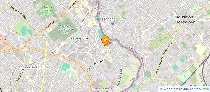 localisation de l'entreprise ANIMATIONS QUARTIER CROIX-ROUGE TOURCOING  TOURCOING