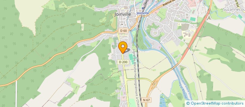 localisation de l'entreprise ANIMATIONS SPORTIVES ET TOURISTIQUES à JOINVILLE