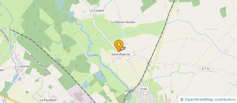 localisation de l'entreprise ANIMATIONS ST-ETIENNE, LA COUDE, MAISONS BODIERS à BUZANCAIS