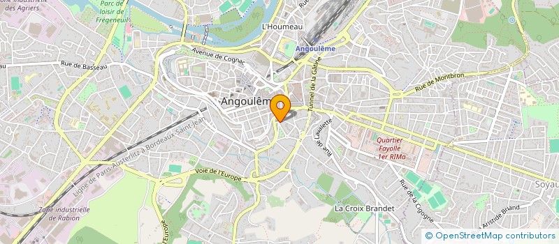 localisation de l'entreprise ANIMATOON à ANGOULEME